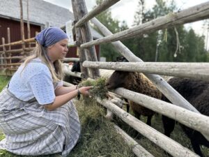 lampaita ja hoitaja